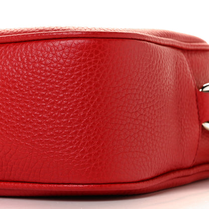 Gucci Pebbled Calfskin Small Soho Disco Bag Vibrant Red 8 of 8
