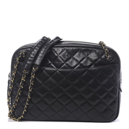 Chanel Lambskin Quilted Medium Camera Case Black 1 of 11