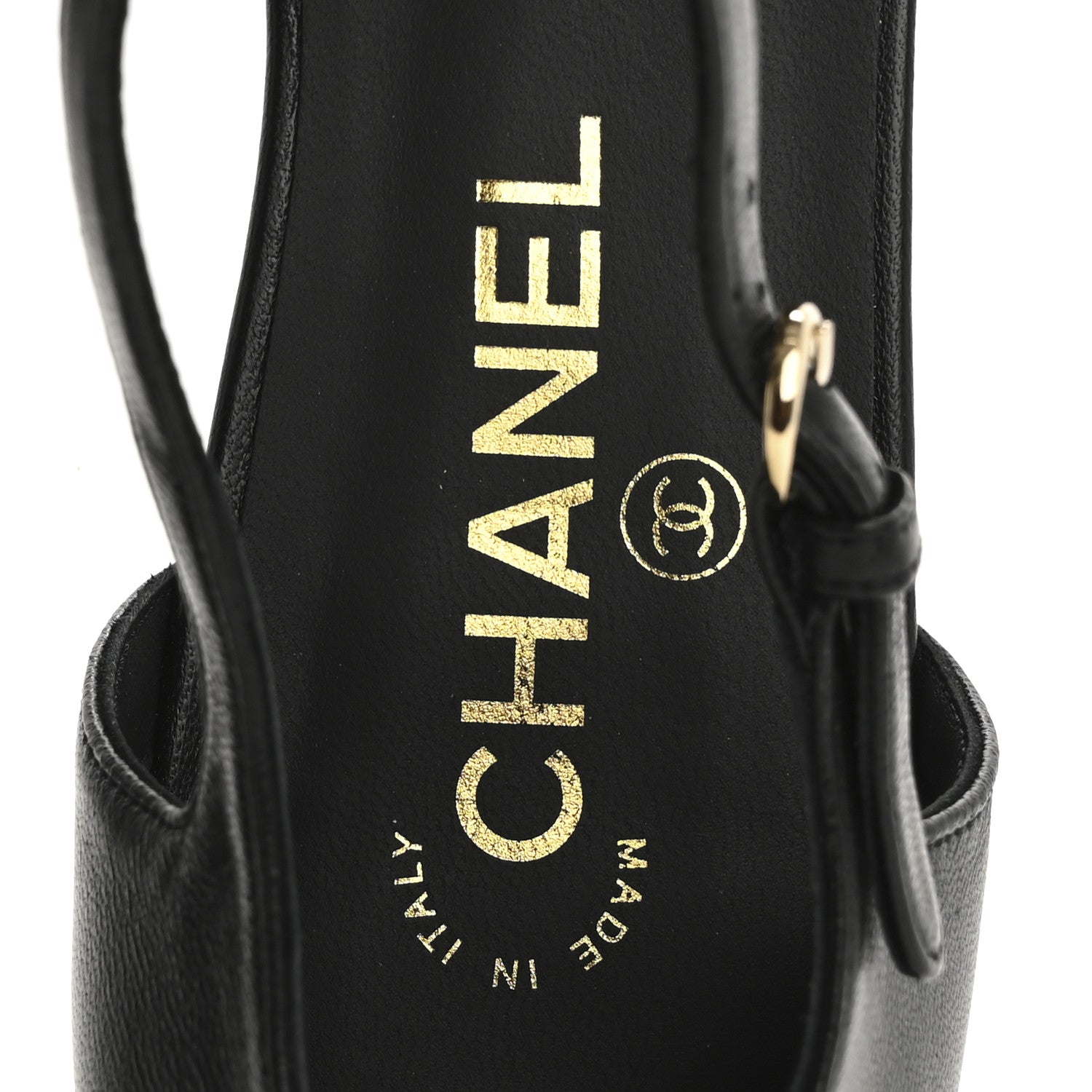 Chanel Lambskin Grosgrain Cap Toe Pearl CC Mary Jane Flats 39 Black 7 of 10
