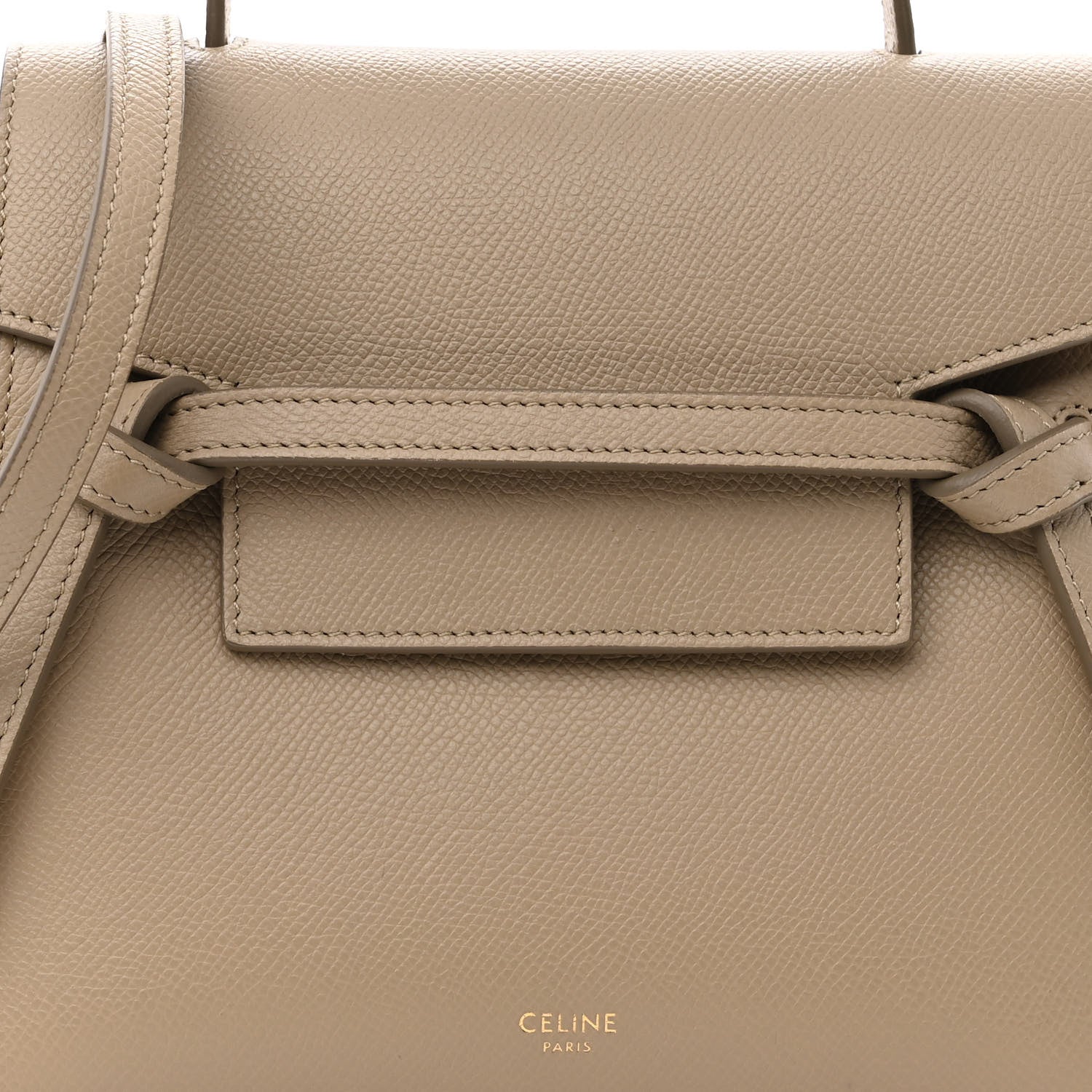Celine Grained Calfskin Nano Belt Bag Light Taupe 8 of 10
