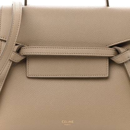 Celine Grained Calfskin Nano Belt Bag Light Taupe 8 of 10
