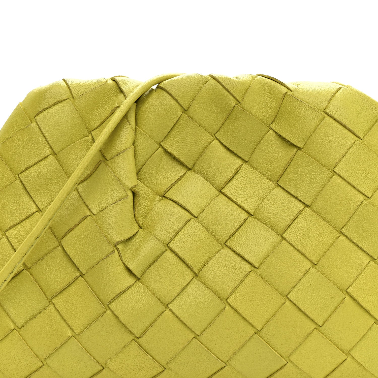 Bottega Veneta Nappa Intrecciato The Mini Pouch Kiwi 1804397