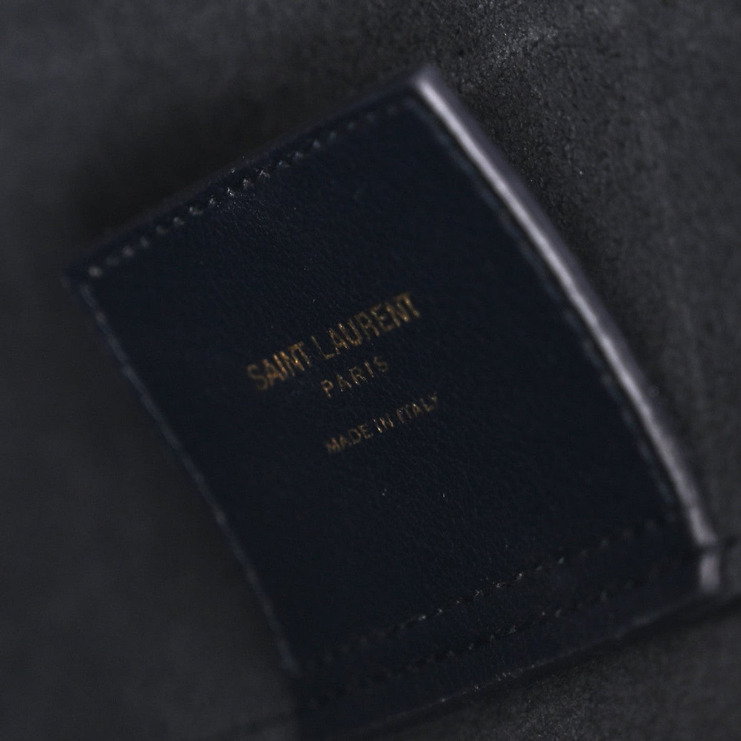 Saint Laurent Calfskin Large Shopping Tote Deep Marine 8 of 15