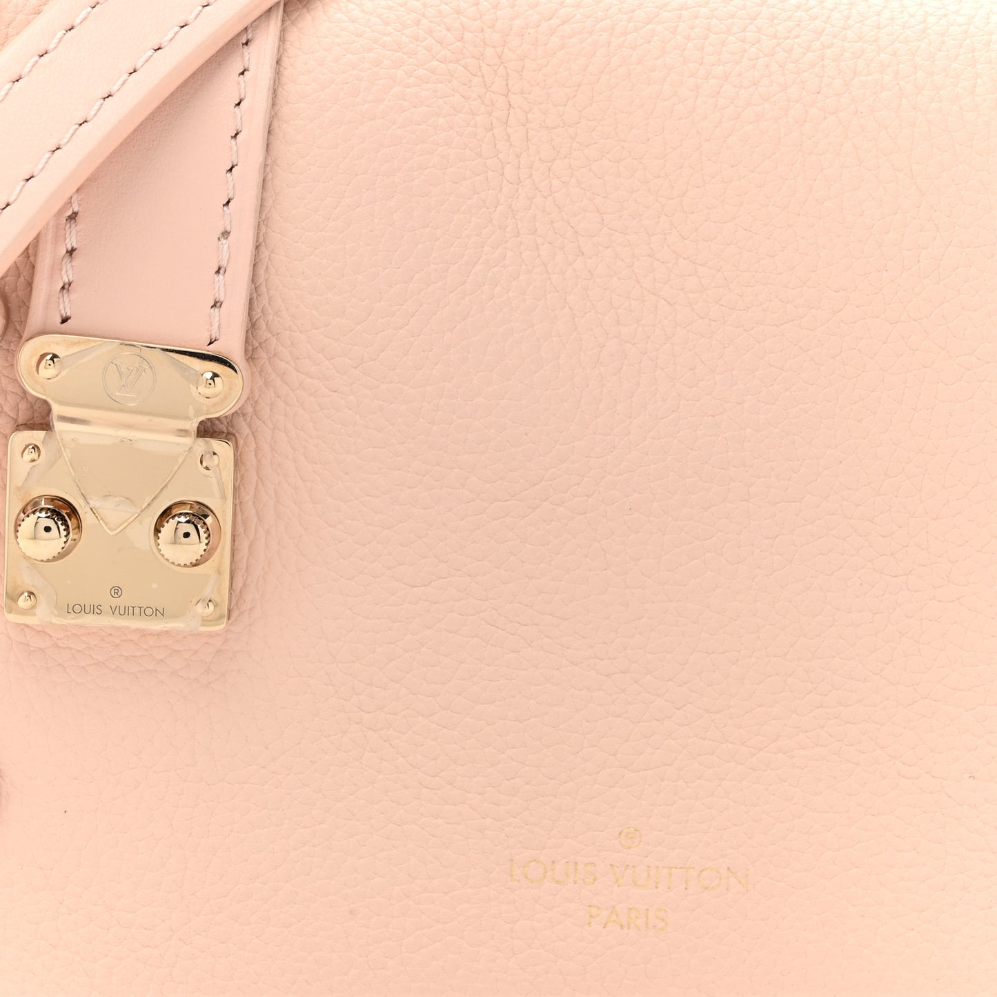 Calfskin Side Trunk PM Pink Pearl