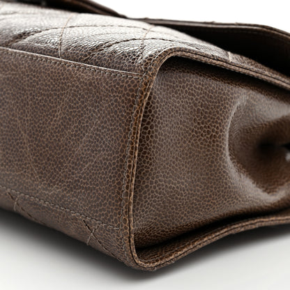 Chanel Crumpled Grained Calfskin Medium CC Crave Flap Brown 11 of 11