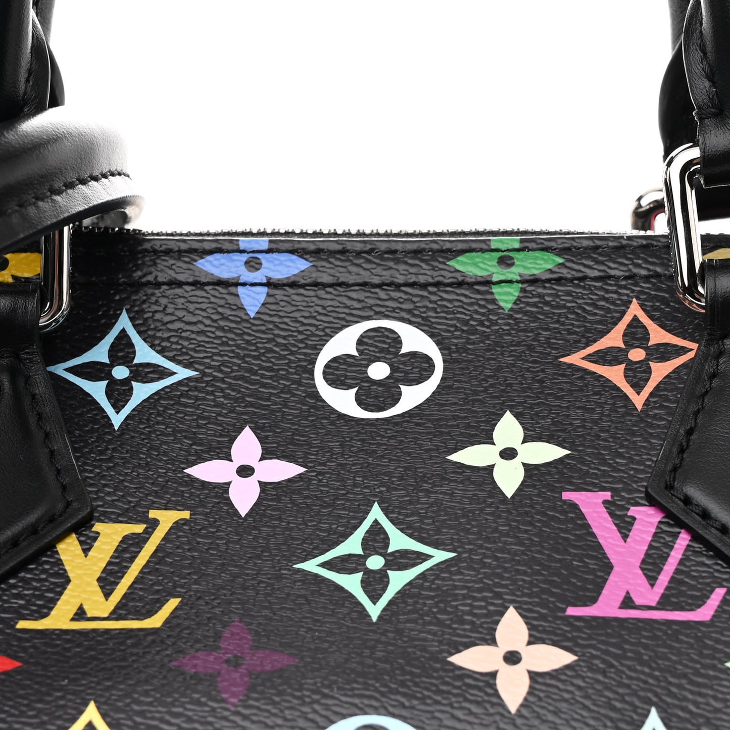 LV X TM Monogram Multicolor Speedy Soft 30 Black