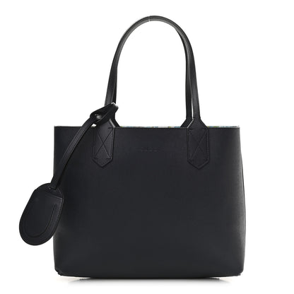 Gucci GG Supreme Monogram Blooms Small Reversible Tote Beige Blue Navy 3 of 18