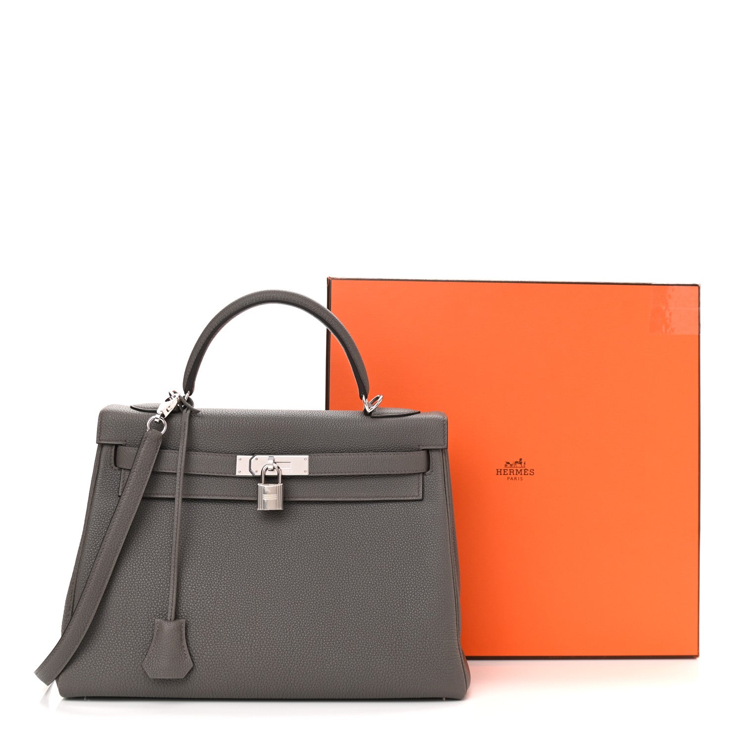 Hermes Togo Kelly Retourne 32 Etain 11 of 11