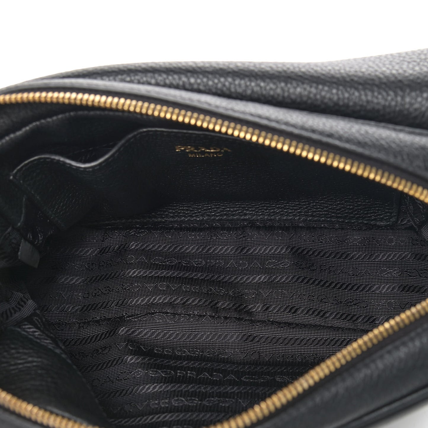 Vitello Phenix Crossbody Bag Black