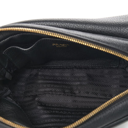 Prada Vitello Phenix Crossbody Bag Black 7 of 14