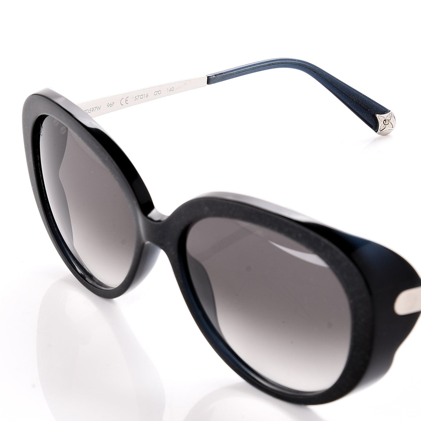 Acetate Bluebell Sunglasses Z0597W Black Glitter