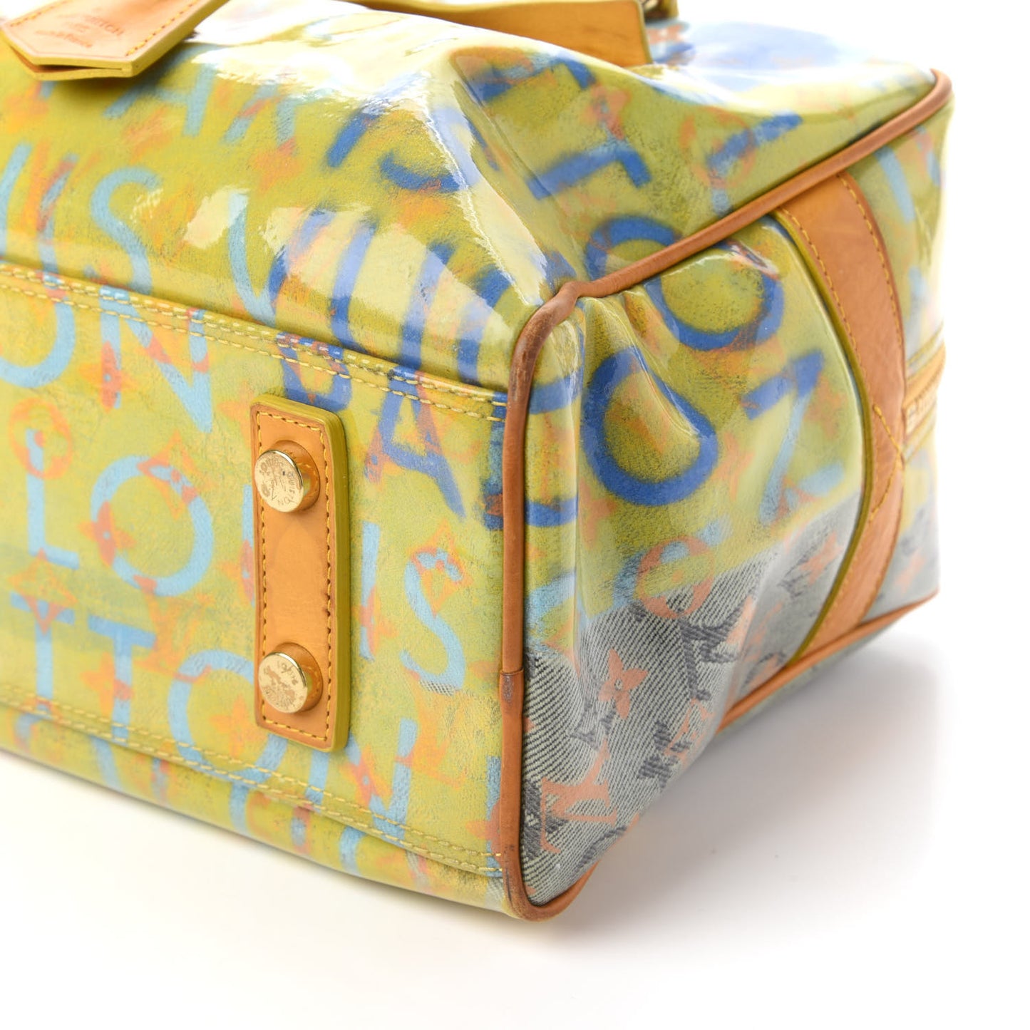 Monogram Pulp Defile Weekender PM Yellow