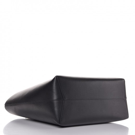 Mansur Gavriel Calfskin Small Shopping Tote Black Flamma 5 of 15