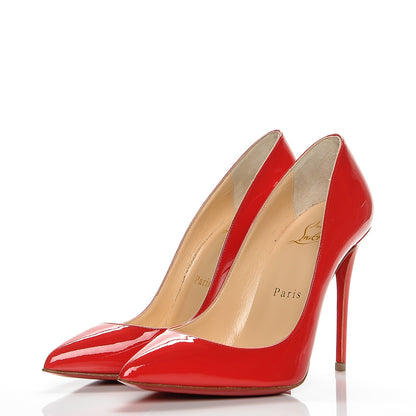 Christian Louboutin Patent Pigalle Follies 100 Pumps 35.5 Pavot 3 of 7