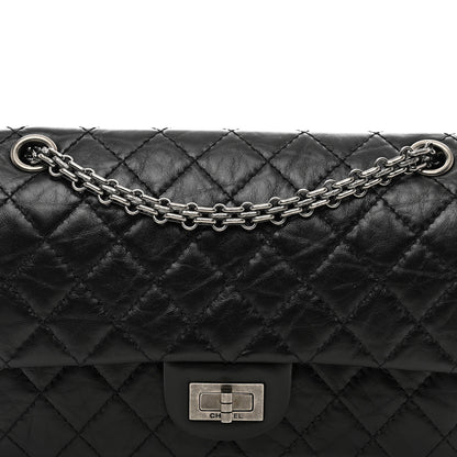 Chanel Aged Calfskin Quilted 2.55 Reissue 225 Flap Black 5 of 10