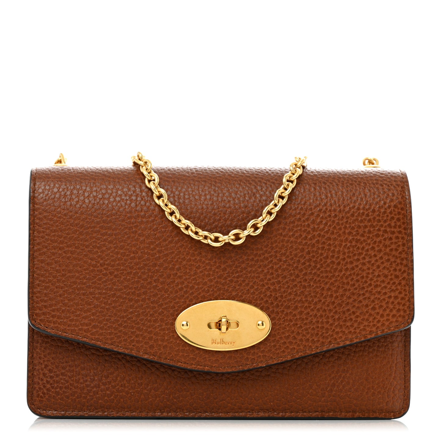 Small Classic Grain Calfskin Small Darley Oak