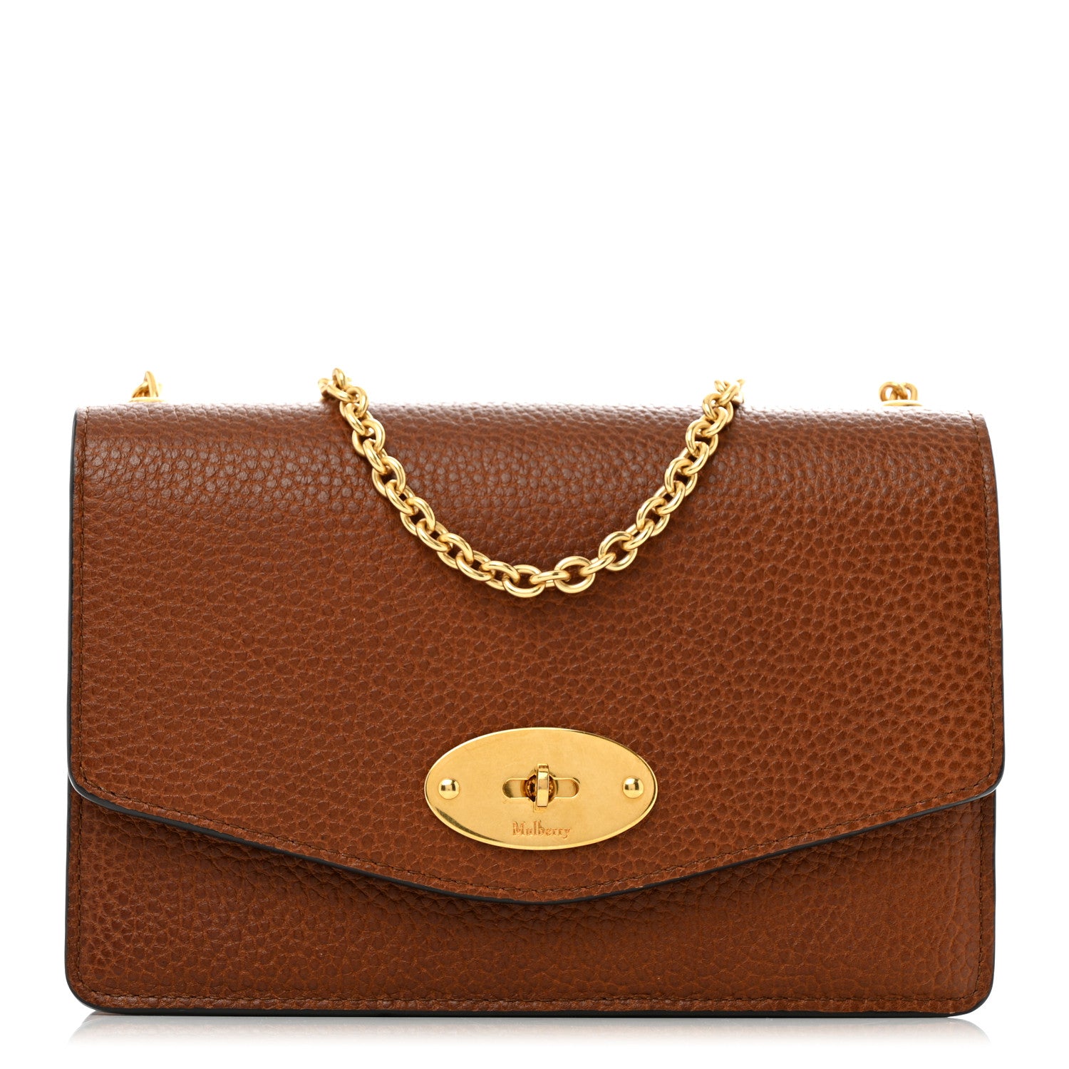 Mulberry Small Classic Grain Calfskin Small Darley Oak 1 of 11