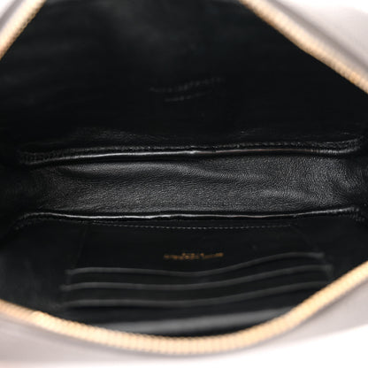 Saint Laurent Grain De Poudre Matelasse Monogram Mini Lou Camera Bag Fog 5 of 10