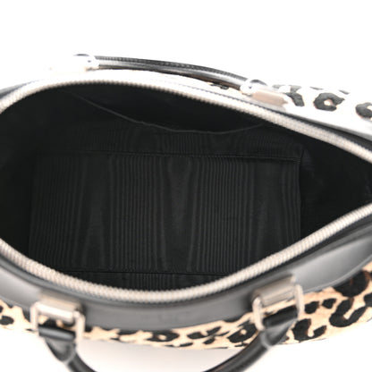 Louis Vuitton Jacquard Velvet Leopard Print Stephen Sprouse Speedy 5 of 11