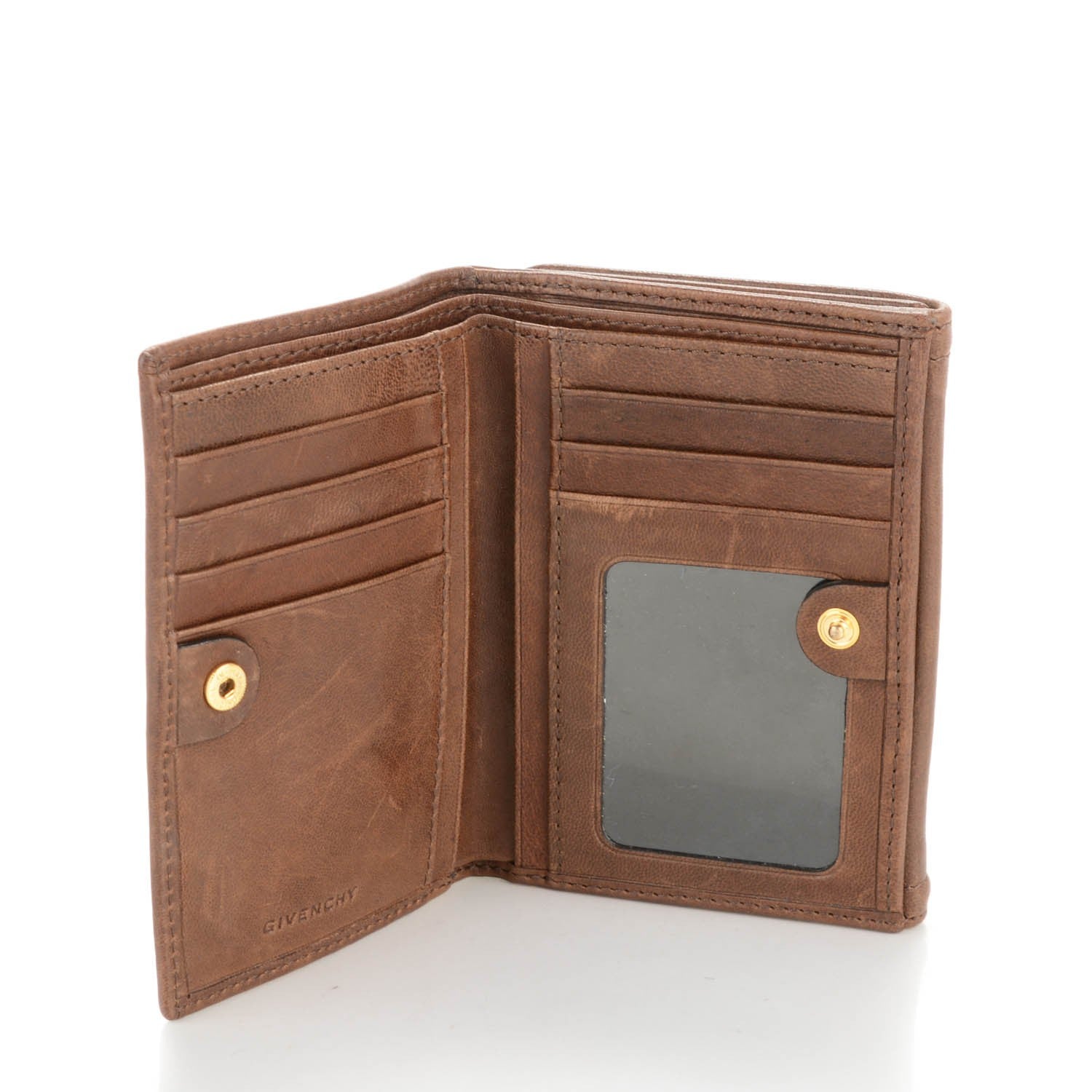 Givenchy Lambskin Nightingale Compact Wallet Brown 5 of 8