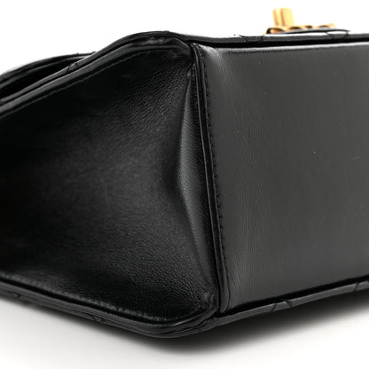Chanel Shiny Lambskin Quilted Mini Flap Black 9 of 12