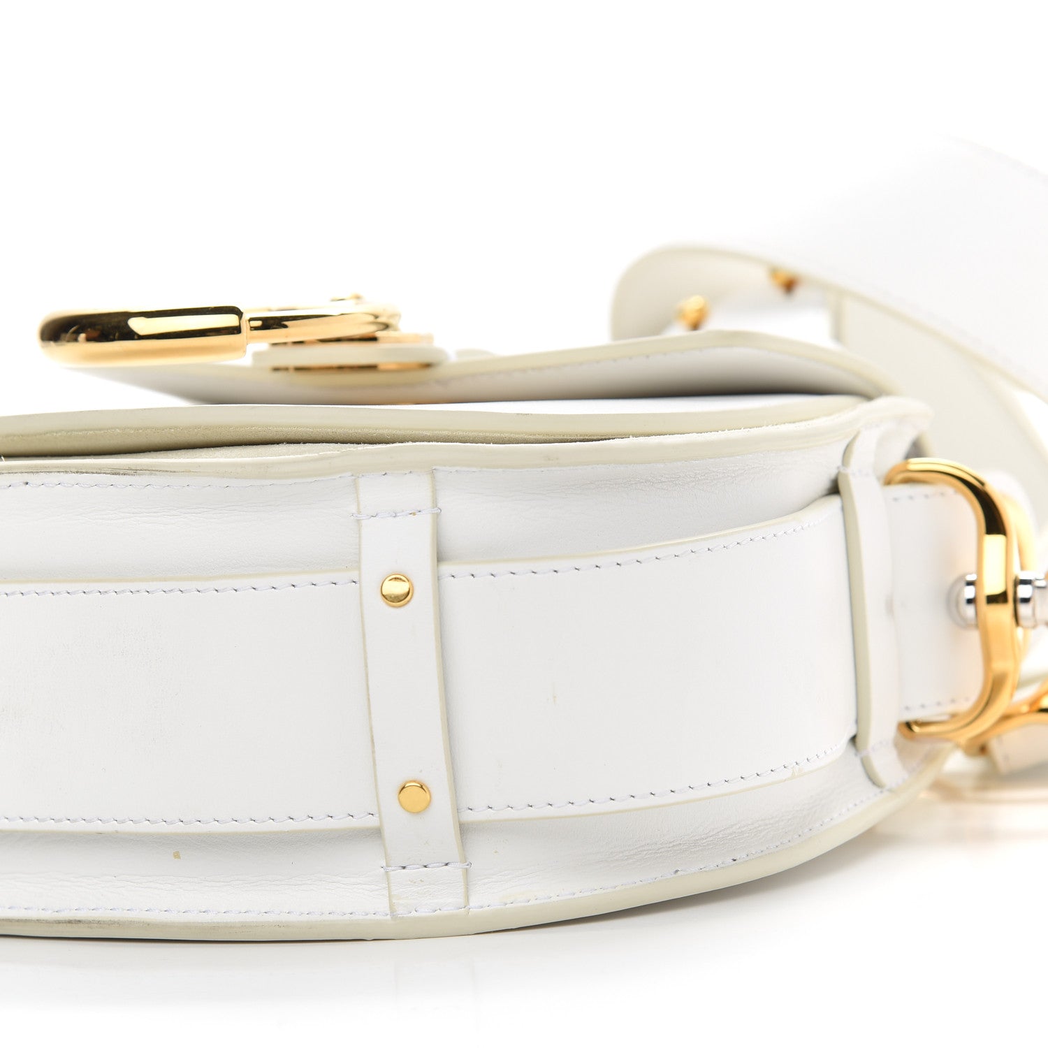 Chloe Calfskin Small Tess Bag Brilliant White 8 of 12