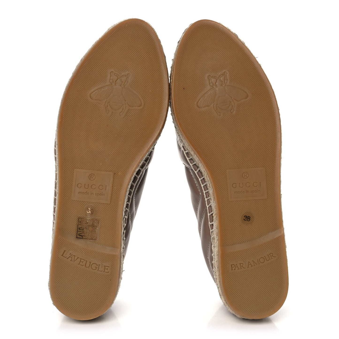 Nappa Matelasse GG Marmont Espadrilles 38 Porcelain Rose