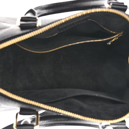 Louis Vuitton Empreinte Monogram Giant Speedy Bandouliere 25 Black 5 of 9