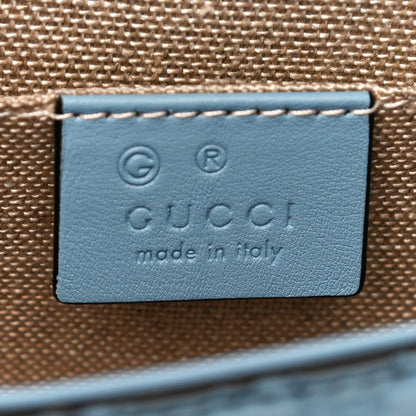 Gucci Soft Microguccissima Mini Emily Chain Shoulder Bag Mineral Blue 6 of 11