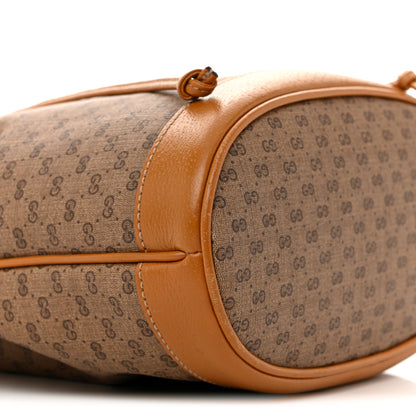 Gucci X DISNEY Mini Vintage GG Supreme Monogram Bucket Bag Beige Vintage Sun Oil 9 of 13