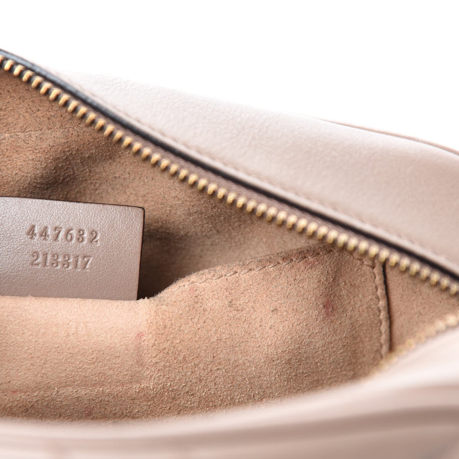 Gucci Calfskin Matelasse Small GG Marmont Chain Shoulder Bag Porcelain Rose 16 of 17