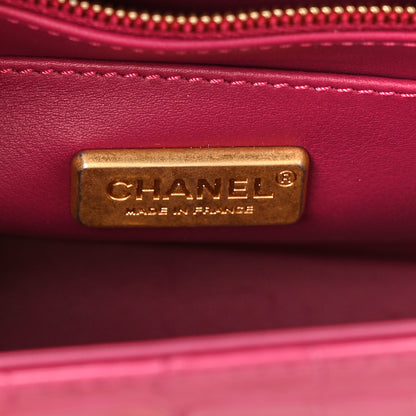 Chanel Matte Alligator Mini Flap Pink 6 of 11