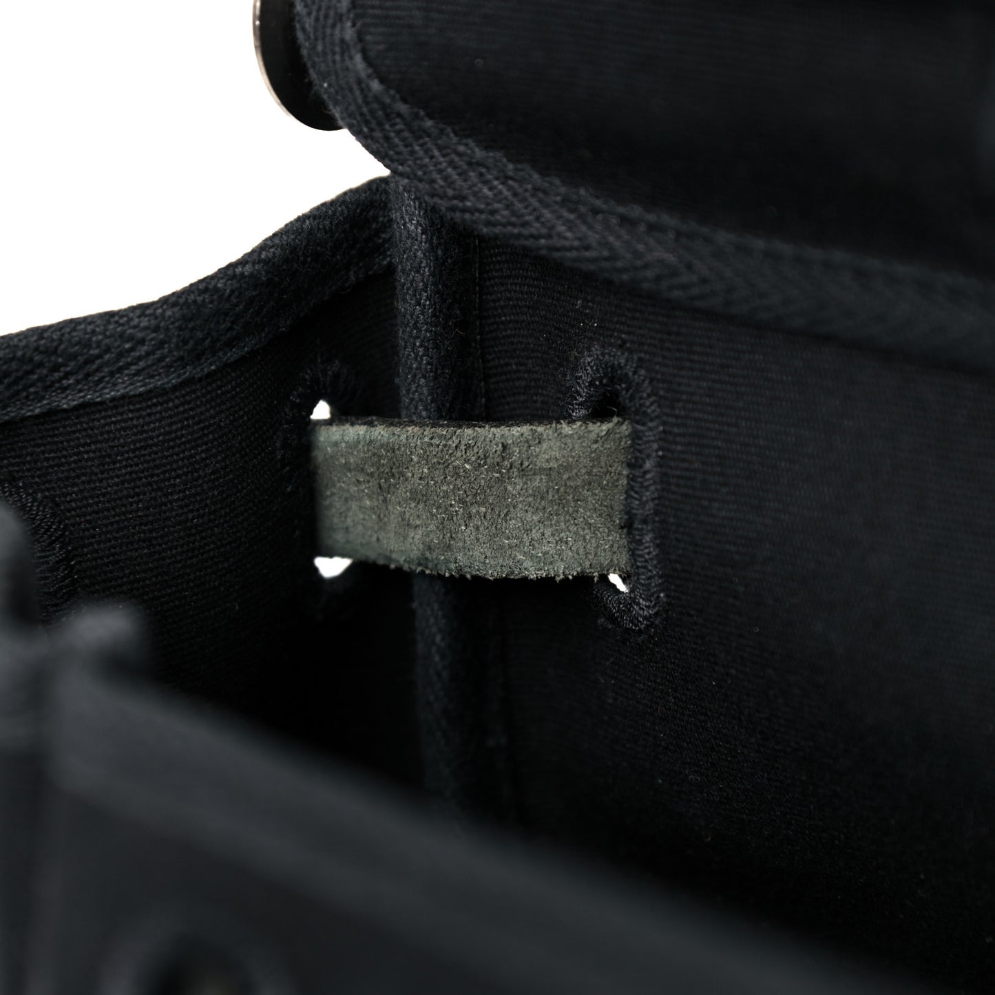 Toile Vache Calfskin Herbag 30 PM Backpack Black