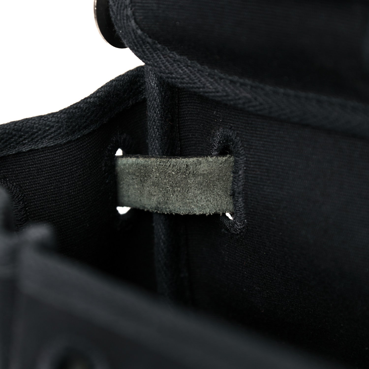 Hermes Toile Vache Calfskin Herbag 30 PM Backpack Black 15 of 28