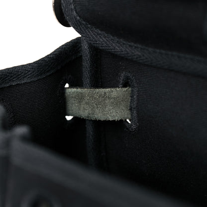Hermes Toile Vache Calfskin Herbag 30 PM Backpack Black 15 of 28