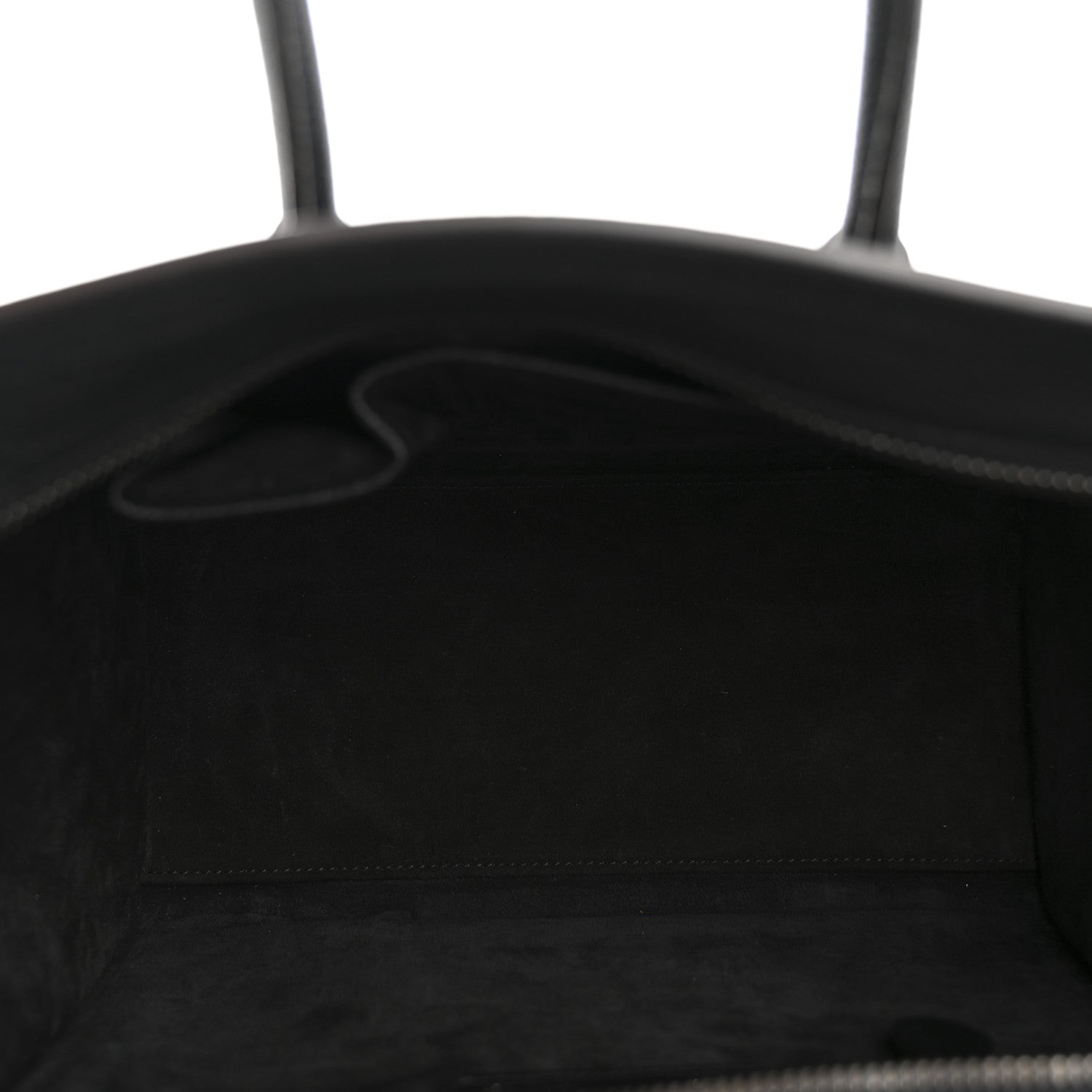 Celine Drummed Calfskin Micro Luggage Black 5 of 14