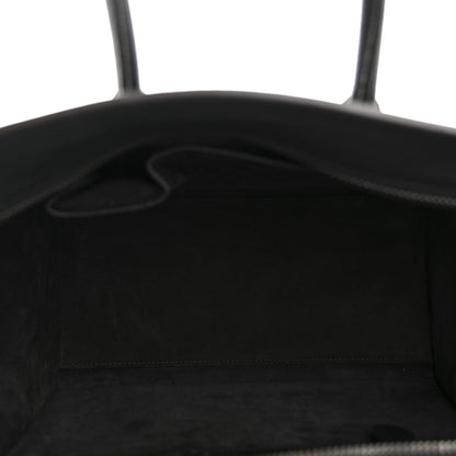 Celine Drummed Calfskin Micro Luggage Black 5 of 14