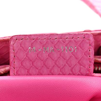 Christian Dior Snakeskin Medium Lady Dior Pink 7 of 13
