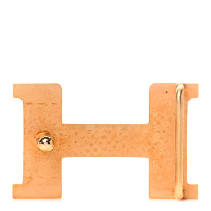 Hermes Polished 32mm Constance H Belt Buckle Gold 2 of 4