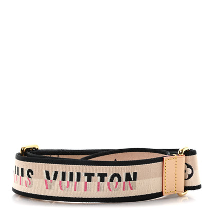 Louis Vuitton Jacquard Speedy Bandouliere 20 Shoulder Strap Black 2 of 3