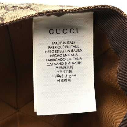 Gucci Monogram Textured Dollar Calfskin Zeno Baseball Hat M Beige 9 of 9