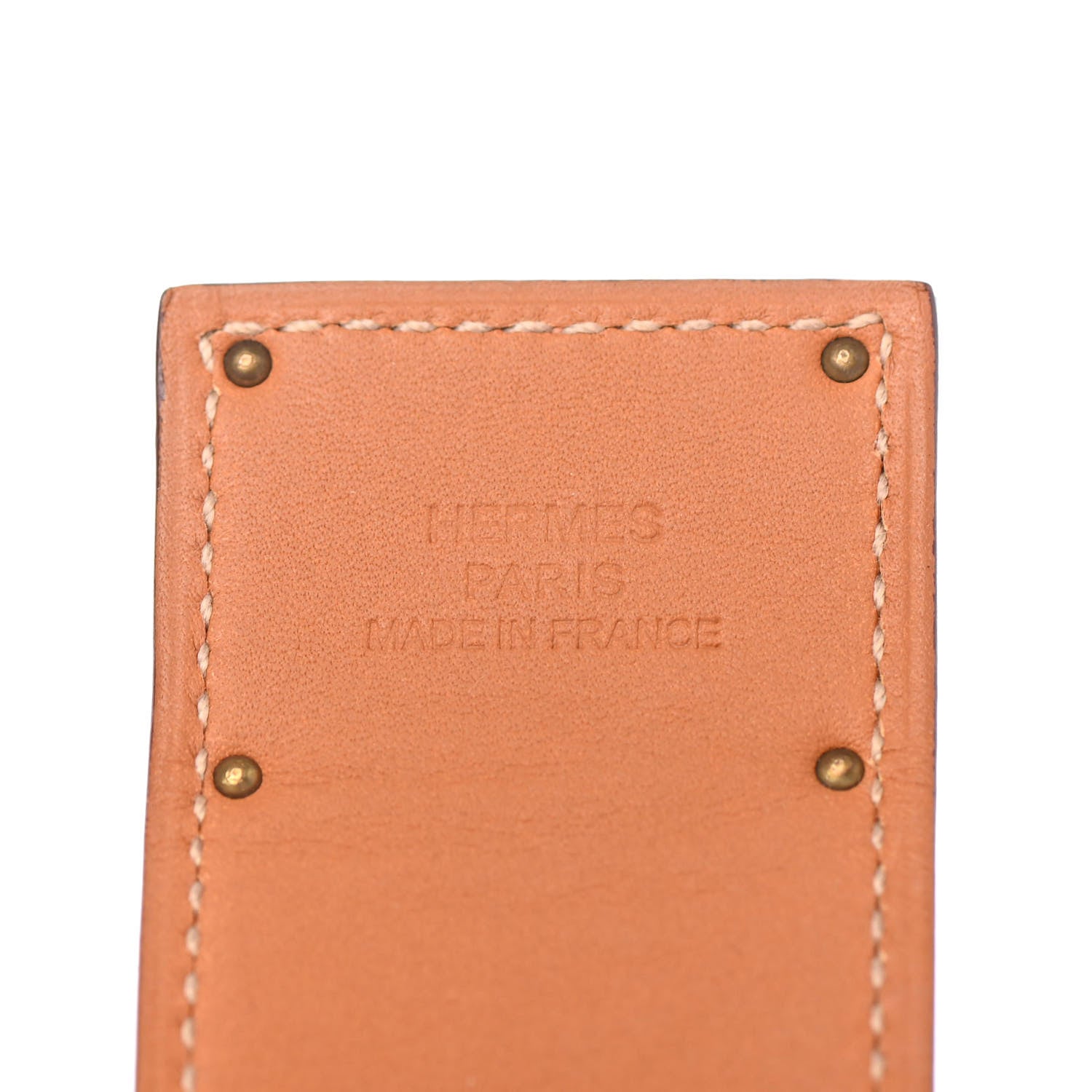 Hermes Epsom Kelly Dog Bracelet Orange 4 of 4