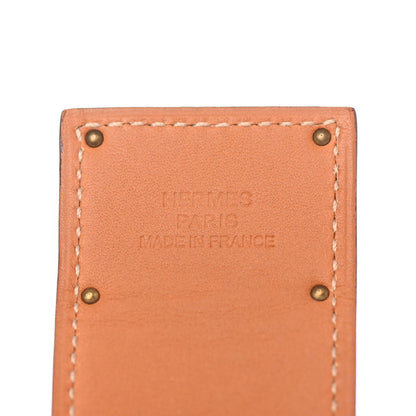 Hermes Epsom Kelly Dog Bracelet Orange 4 of 4