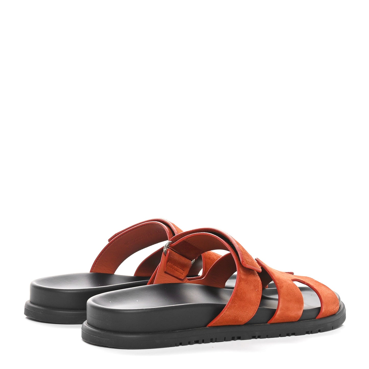 Suede Goatskin Womens Chypre Sandals 40 Orange Canyon