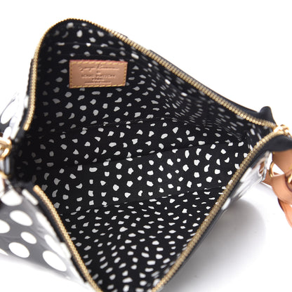Louis Vuitton Vernis Kusama Infinity Dots Pochette Accessories Black 5 of 10