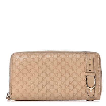 Gucci Microguccissima Nice Zip Around Wallet Cream 1 of 9