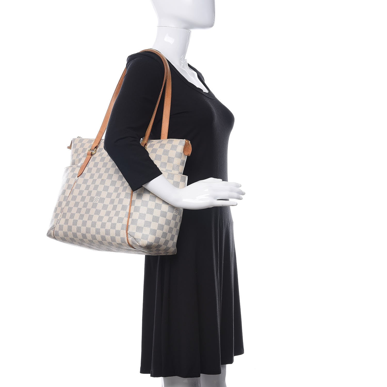 Louis Vuitton Damier Azur Totally MM 2 of 14