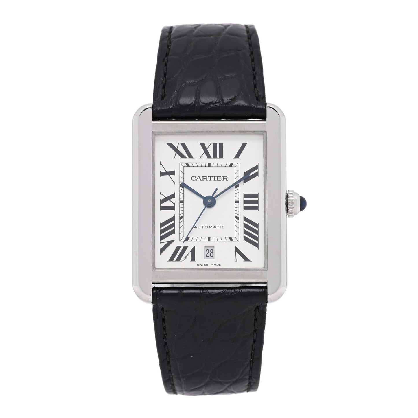 Stainless Steel Alligator 31mm Tank Solo Automatic Watch