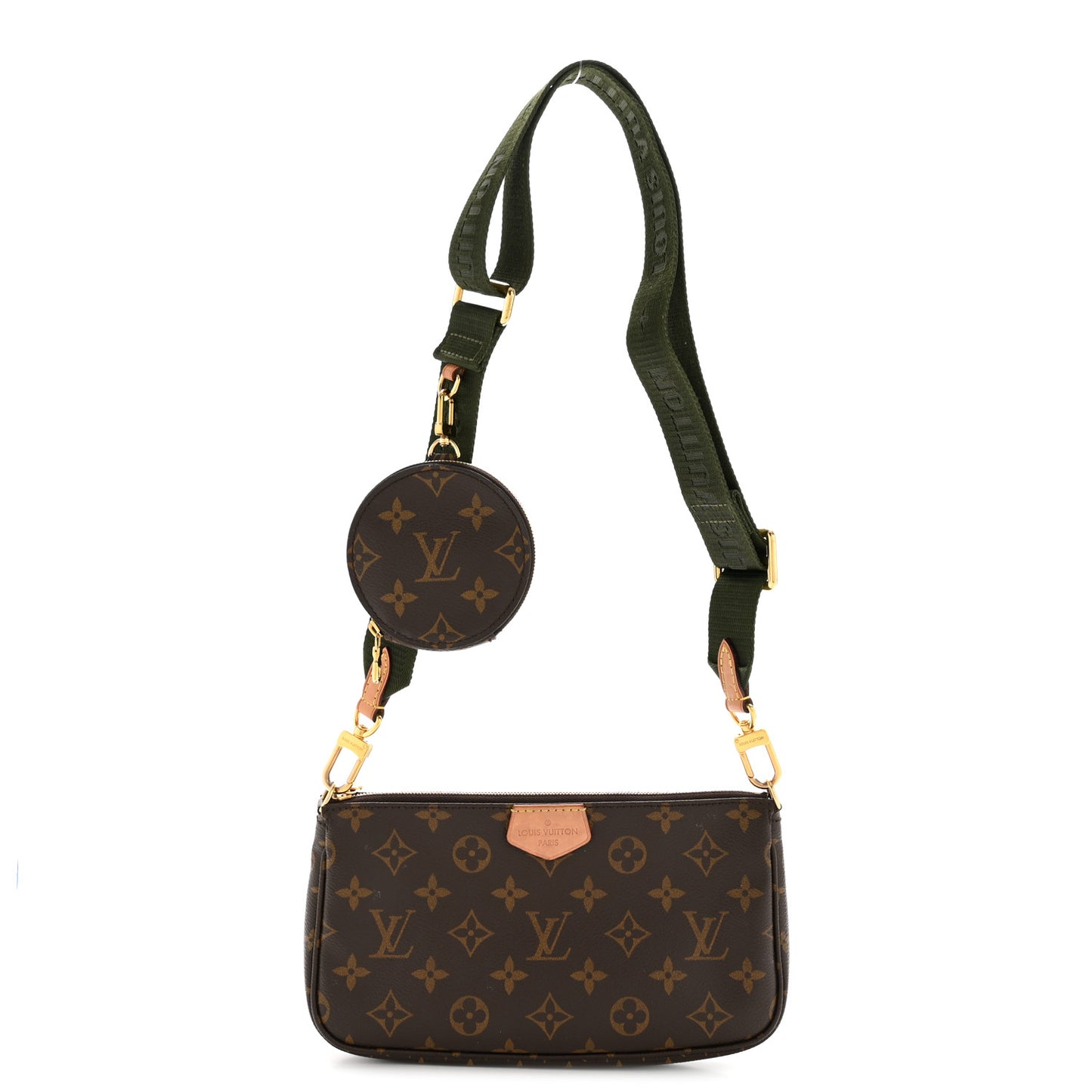 Monogram Multi Pochette Accessories Large Pochette Kaki