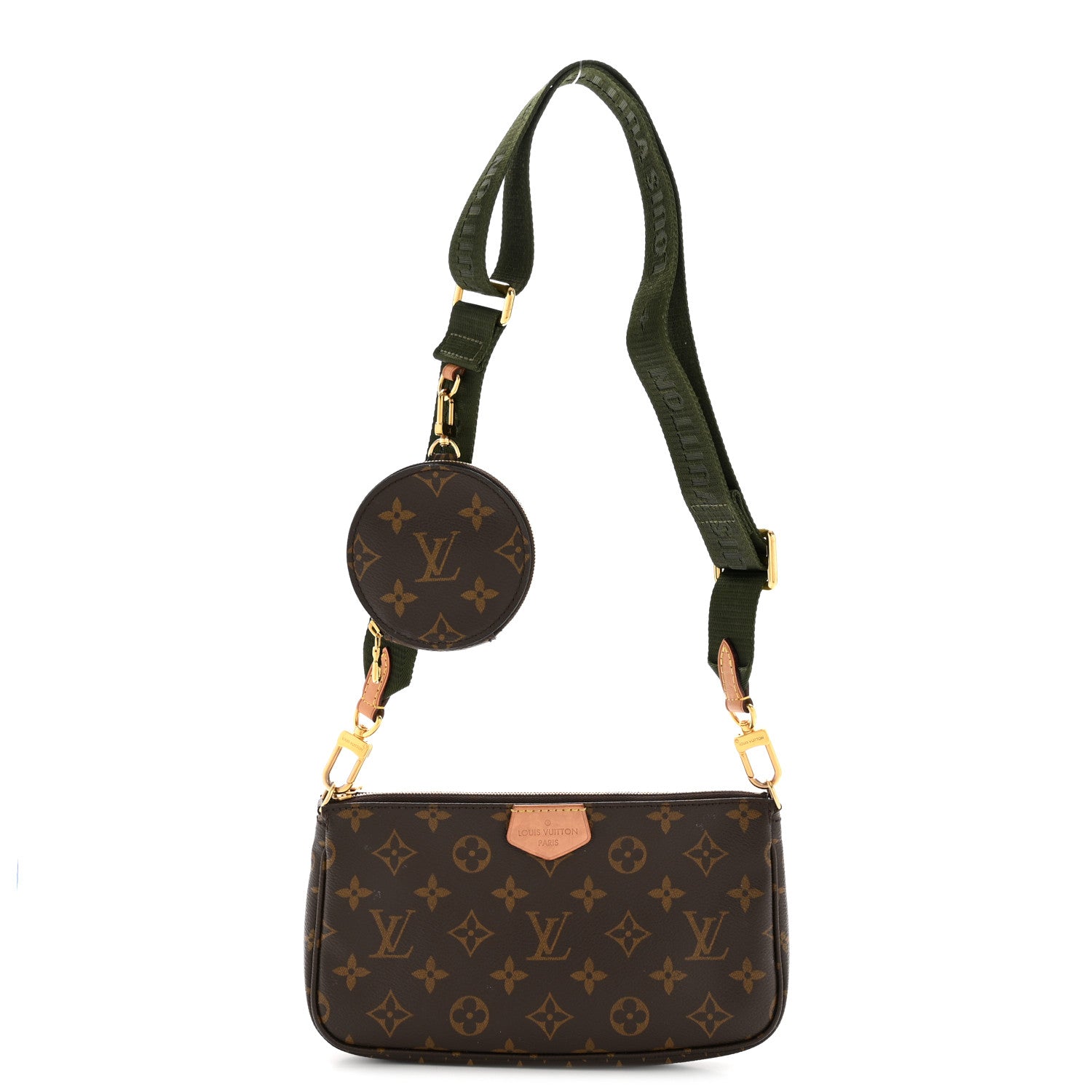 Louis Vuitton Monogram Multi Pochette Accessories Large Pochette Kaki 1 of 12